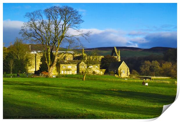 Bolton Priory Print by Steven Watson