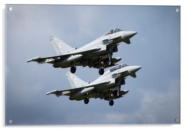 29 Squadron Typhoons Acrylic by J Biggadike