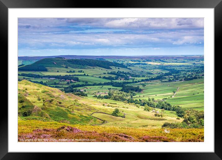 Great Fryup Dale Yorkshire Framed Mounted Print by Jim Key