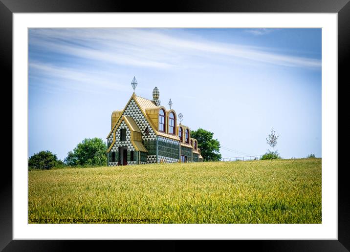 'A House for Essex' at Wrabness, Essex, UK.  Framed Mounted Print by Peter Bolton