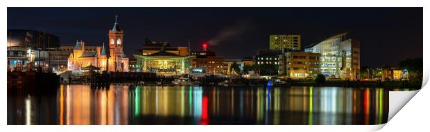 Cardiff Bay reflections   Print by Dean Merry