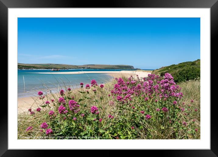 The lagoon at Rock Framed Mounted Print by Kate Whiston