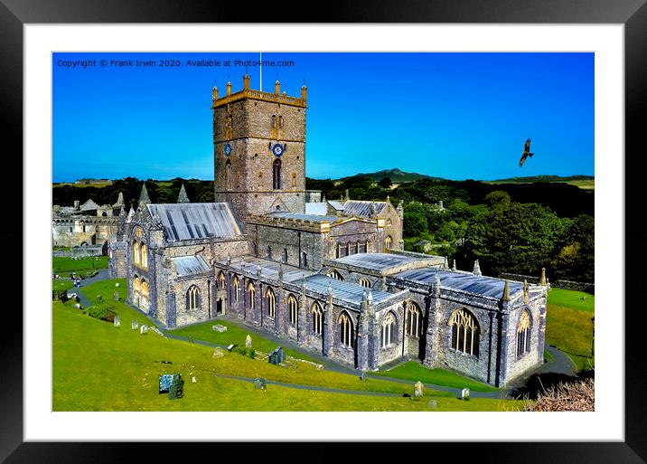 The beautiful St Davids Cathedral Framed Mounted Print by Frank Irwin