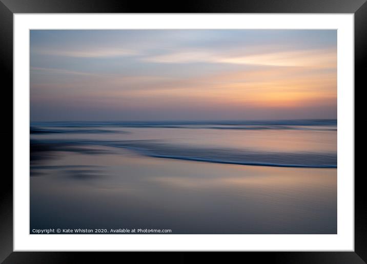 Sunset at Booby's Bay Framed Mounted Print by Kate Whiston
