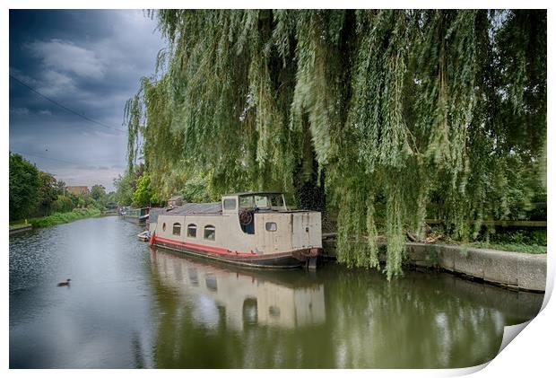 Moored up Print by Tony Brooks