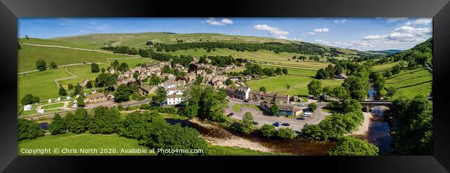 Kettlewell in the Yorkshire Dales. Framed Print by Chris North