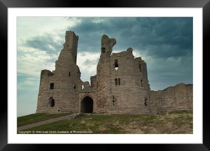 Dunstanburgh Castle Framed Mounted Print by Mike Dale