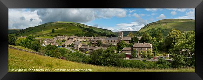 Muker the Yorkshire Dales. Framed Print by Chris North