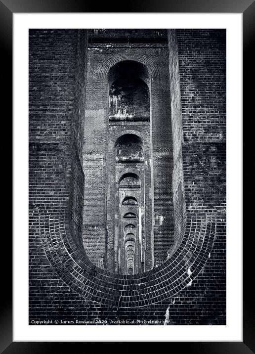 Balcombe Viaduct Bricks Framed Mounted Print by James Rowland