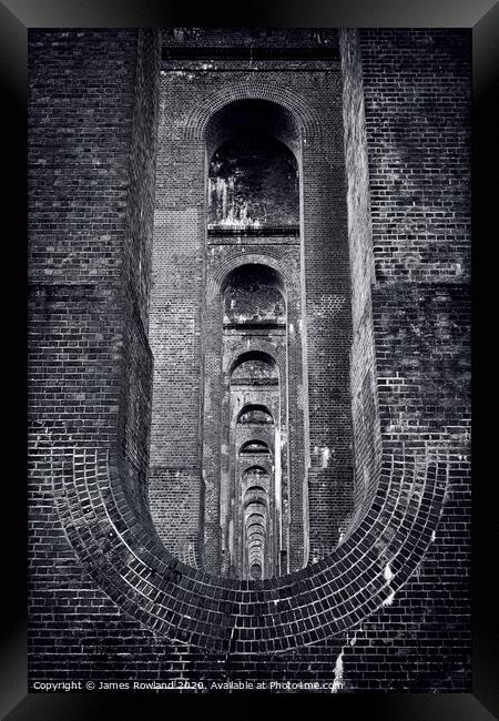 Balcombe Viaduct Bricks Framed Print by James Rowland