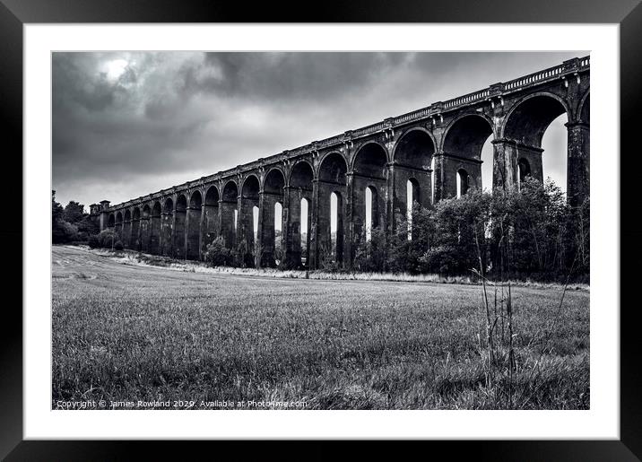 Balcombe Viaduct Landscape Framed Mounted Print by James Rowland