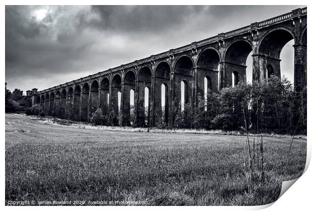 Balcombe Viaduct Landscape Print by James Rowland