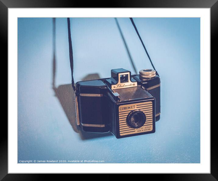 Cool Camera Framed Mounted Print by James Rowland