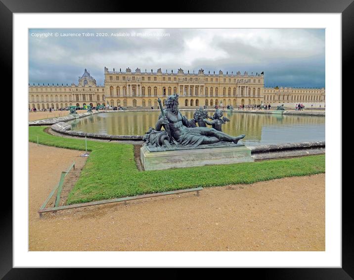 Palace of Versailles. Ile-de-France Framed Mounted Print by Laurence Tobin
