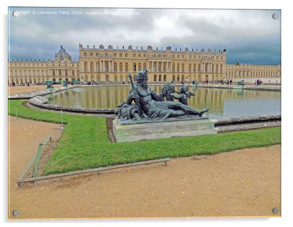 Palace of Versailles. Ile-de-France Acrylic by Laurence Tobin