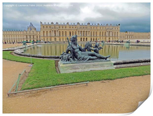 Palace of Versailles. Ile-de-France Print by Laurence Tobin