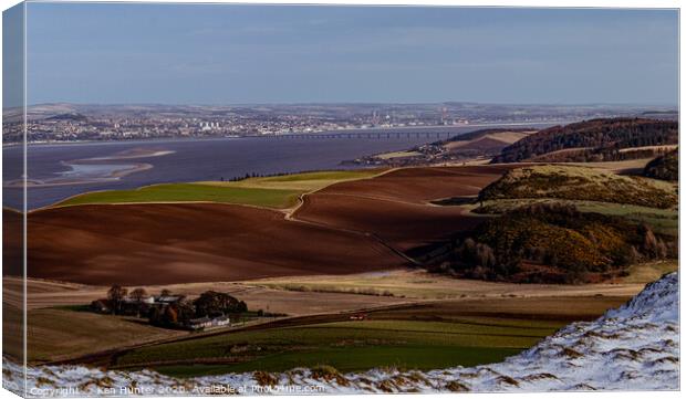 From Fife to Dundee Canvas Print by Ken Hunter