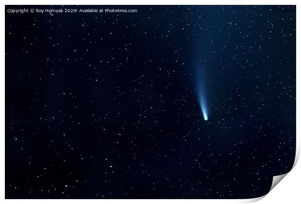comet neowise Print by Roy Hornyak