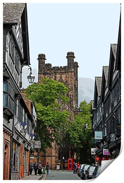 Chester Cathedral Print by David Pringle