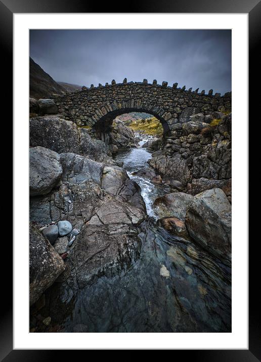 Stockley Bridge, The Lake District Framed Mounted Print by Dan Ward