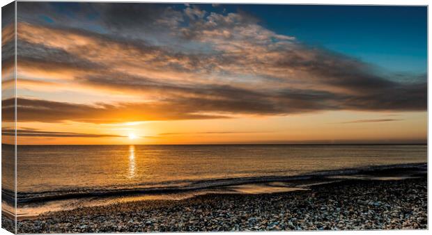 Sunrise English Channel Canvas Print by Paul Tyzack