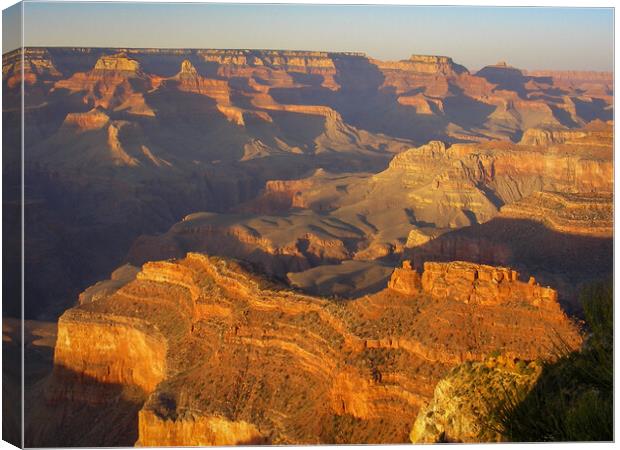 Hopi Point, Grand Canyon Canvas Print by Wendy Williams CPAGB