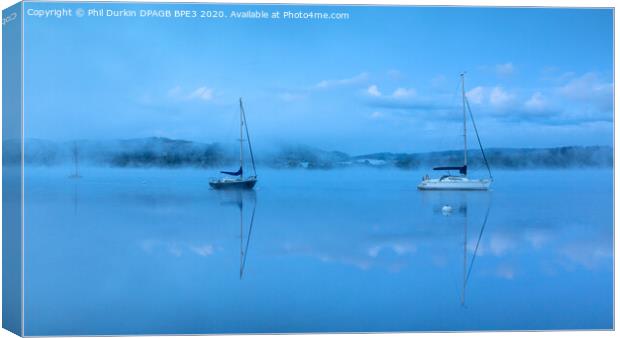 Ambleside On Lake Windermere  Canvas Print by Phil Durkin DPAGB BPE4