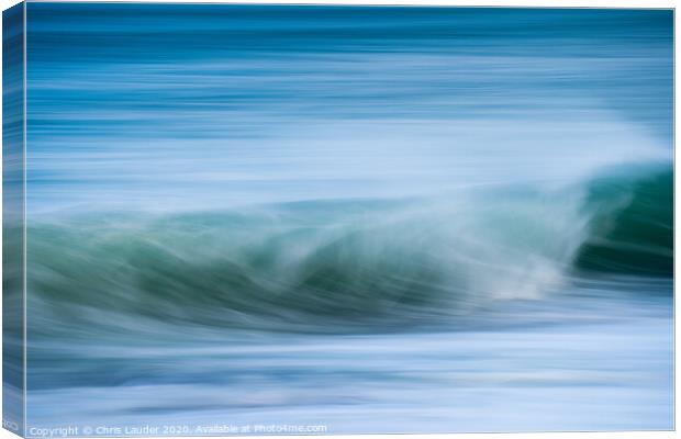 Atlantic wave impressions II Canvas Print by Chris Lauder