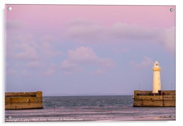 Donaghadee lighthouse Acrylic by gary telford