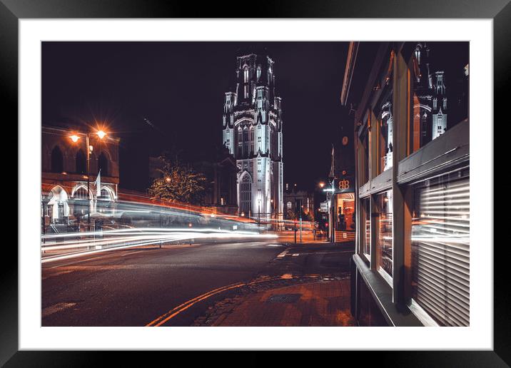 Road to Wills Memorial Building Tower Framed Mounted Print by Dean Merry