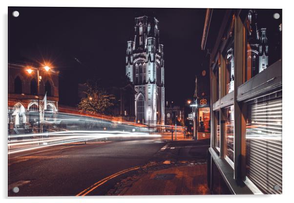 Road to Wills Memorial Building Tower Acrylic by Dean Merry