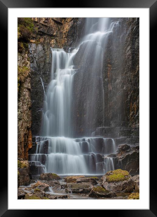 Wailing Widow Waterfall Framed Mounted Print by Ben Hirst