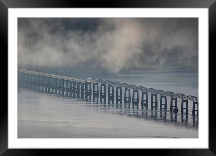 Haar on the Tay Framed Mounted Print by Ben Hirst