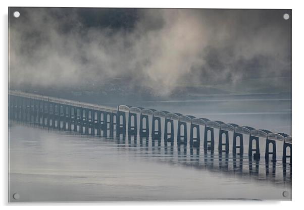 Haar on the Tay Acrylic by Ben Hirst