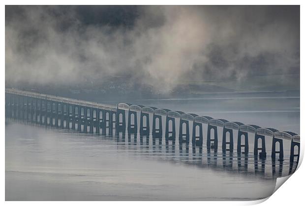 Haar on the Tay Print by Ben Hirst