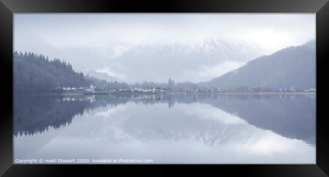 Loch Leven, Glencoe Framed Print by Heidi Stewart