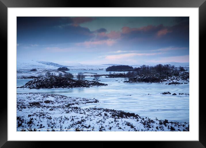 Rannoch Moor, Scotland Framed Mounted Print by Heidi Stewart