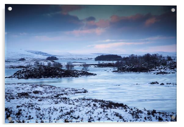 Rannoch Moor, Scotland Acrylic by Heidi Stewart
