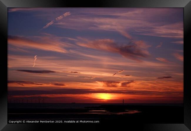 Sky cloud Framed Print by Alexander Pemberton