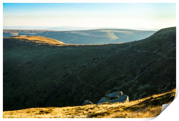 Derbyshire Peak District Print by Martyn Williams