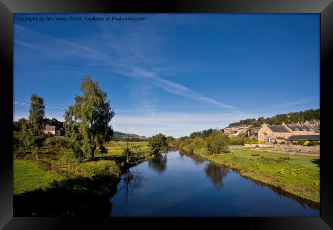 The River Coquet at Rothbury in Northumberland Framed Print by Jim Jones