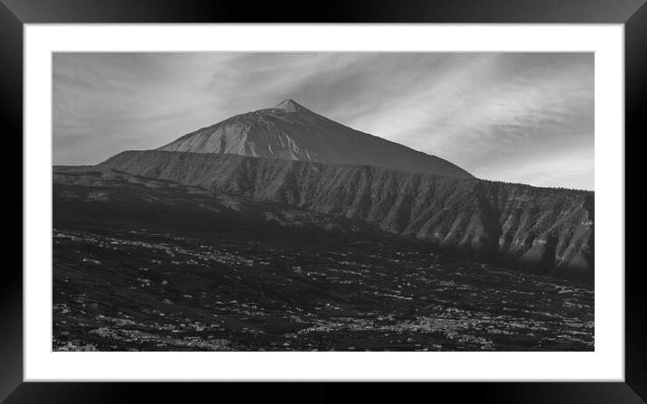 Mount Teide Tenerife Framed Mounted Print by Kevin Snelling