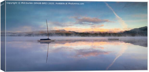 Ambleside Misty Sunrise Canvas Print by Phil Durkin DPAGB BPE4
