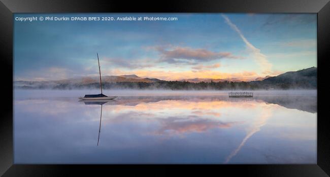 Ambleside Misty Sunrise Framed Print by Phil Durkin DPAGB BPE4