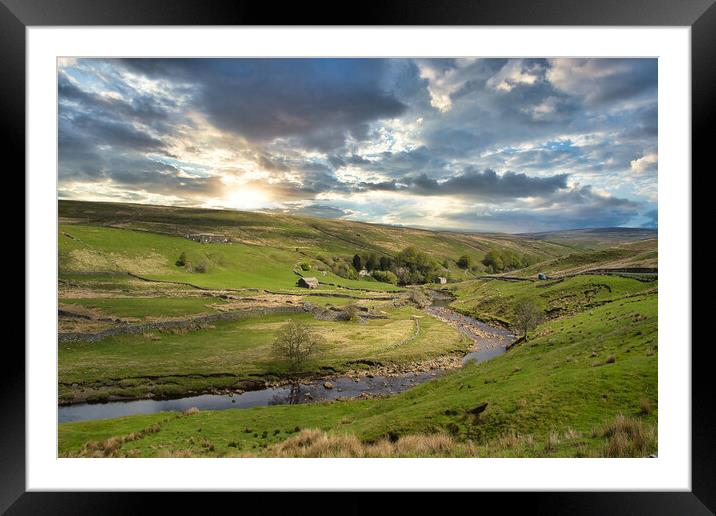 The Stunning Yorkshire Dales Framed Mounted Print by Tracey Turner