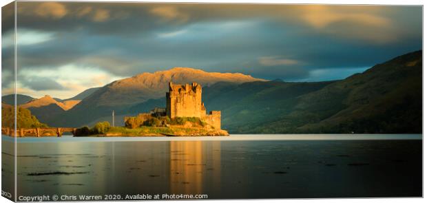 Eilean Donan Castle  Canvas Print by Chris Warren