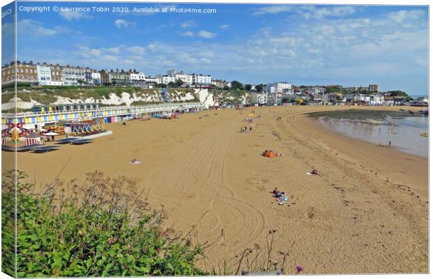 Broadstairs Beach, Thanet, Kent Canvas Print by Laurence Tobin