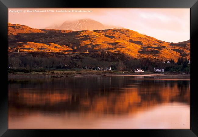 Dusk over Glenelg Framed Print by Pearl Bucknall