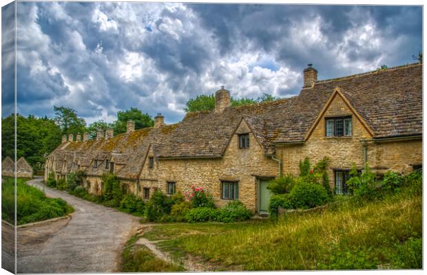 Cotswolds Chic - Beautiful Bibury Canvas Print by Tracey Turner
