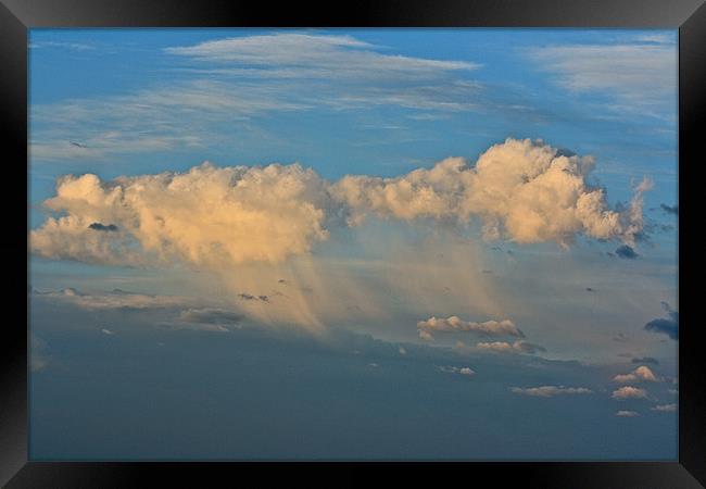 Afternoon Sky Framed Print by Irina Walker